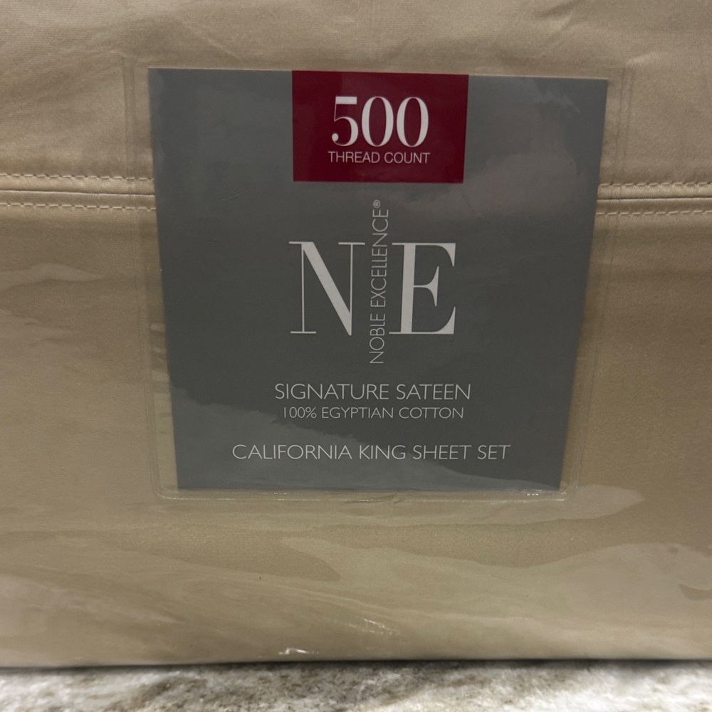 Noble Excellence Sateen Sheet set California King